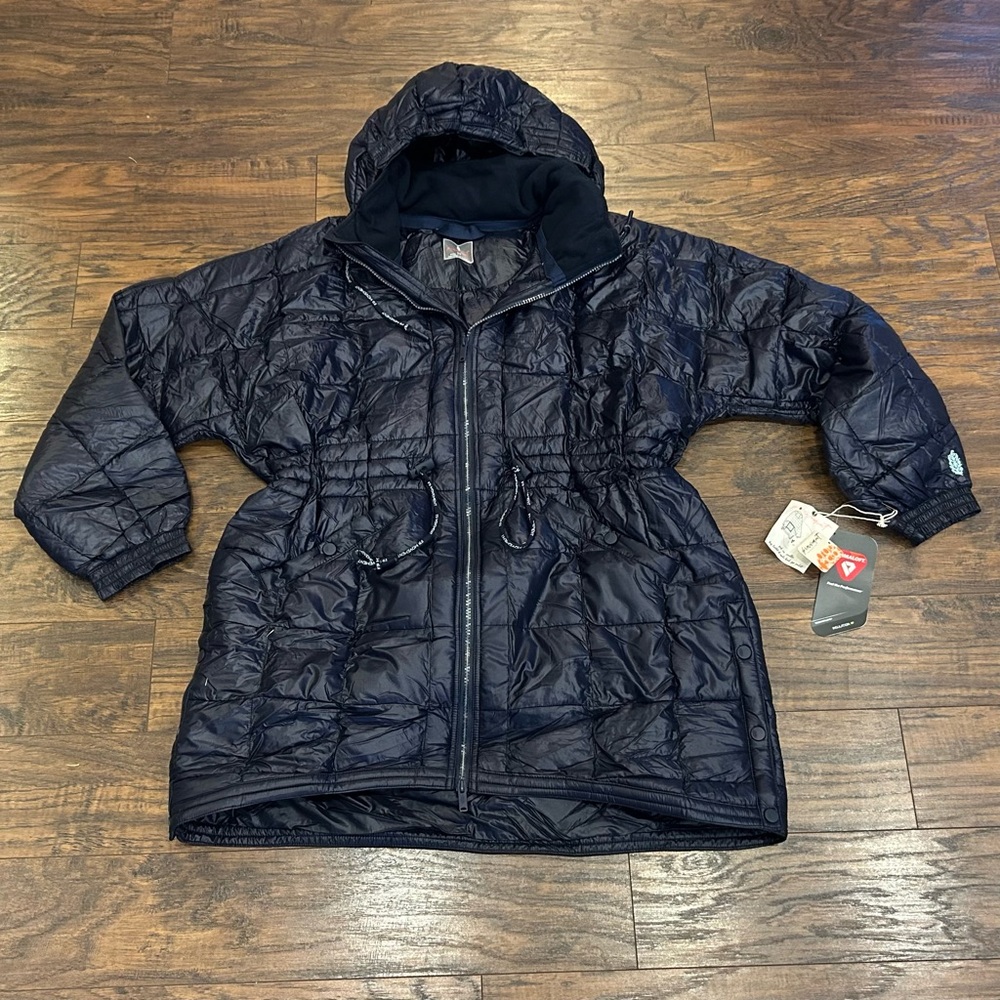NWT FP Free People Movement Patrica Packable Parka Puffer Coat Midnight Navy